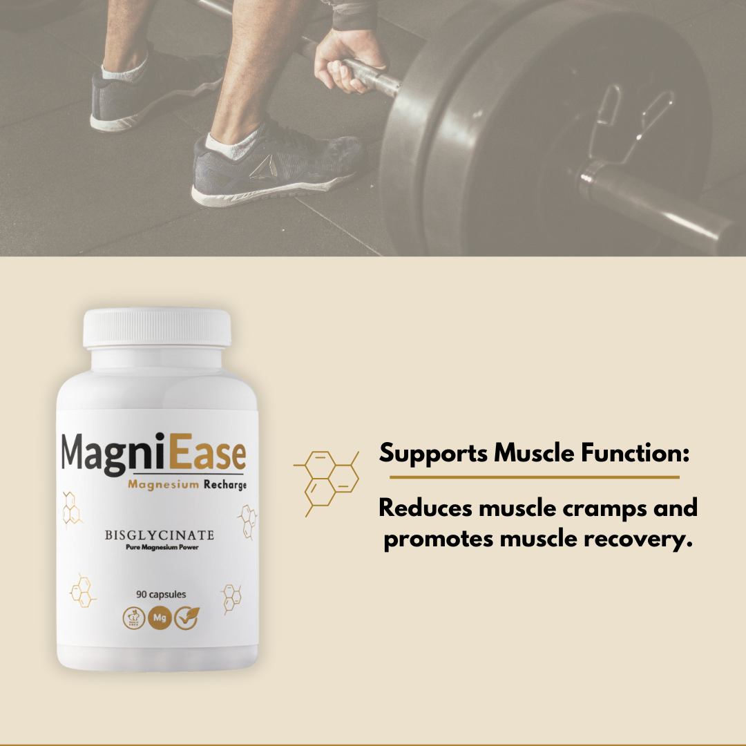 MagniEase Magnesium Bisglycinate Capsules 2 pack