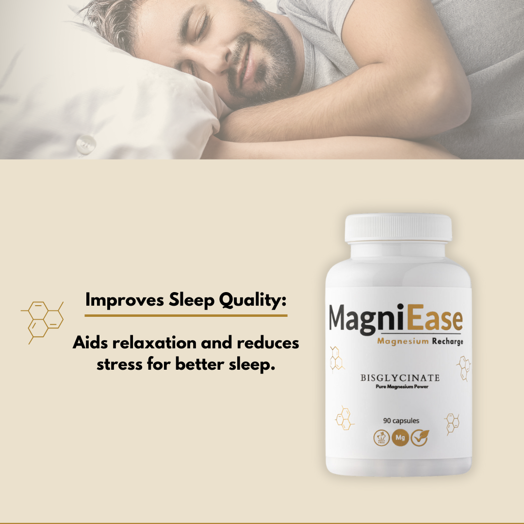 MagniEase Magnesium Bisglycinate Capsules 2 pack