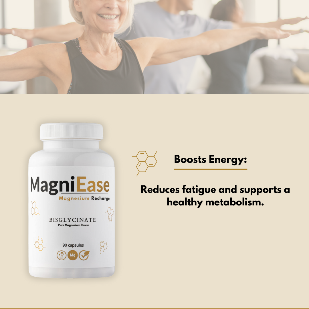 MagniEase Magnesium Bisglycinate Capsules 2 pack